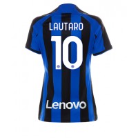 Fotbalové Dres Inter Milan Lautaro Martinez #10 Dámské Domácí 2022-23 Krátký Rukáv